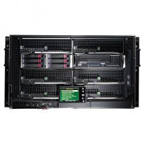 HP BladeSystem c3000 Sin-Phase 6U Platinum Enclosure (up to 8 c-class Blades) incl. 4 AC PS(6up) 6 Fans(full) DVD-drive Onbrd.Adm Rail Kit ROHS Trial Insight Control License (repl. 508665-B21)