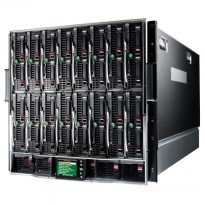 HP BladeSystem c7000 Sin-Phase 10U Platinum Enclosure (up to 16 c-class blades) incl. 2 PS (6up) 4 Fans (6up) ROHS Trial Insight Control License (repl. 507014-B21)