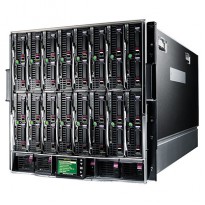 HP BladeSystem cClass c7000 Sin-Phase 10U Enclosure (up to 16 c-class Blades)(incl 2 HE RPS(up to 6)4 Fans(up to 10)   8 Insight Control Trial Lic)