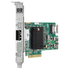 HP H222 SAS / SATA Host Bus Adapter for P2000 G3 SAS (AW592A) and tapes (8 link: 1 ext (SFF8088)   1 int (SFF8087).) PCI-E incl. h / h   f / h. brckts for Gen.8 servers