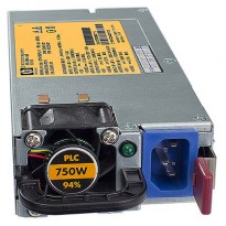 Hot Plug Redundant Power Supply HE 750W Option Kit for DL1000 / 180G6 / 360G6G7 / 360pGen8 / 370G6 / 380G6G7 / 380pGen8 / 385G5pG6G7 ML150G6 / 350pGen8 / 330G6 / 350G6 / 370G6